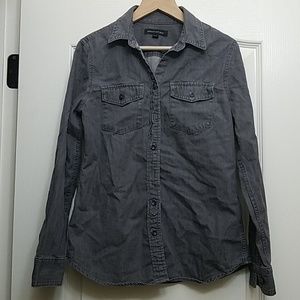 Gray denim shirt